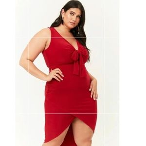 Red High low dress from Forever 21